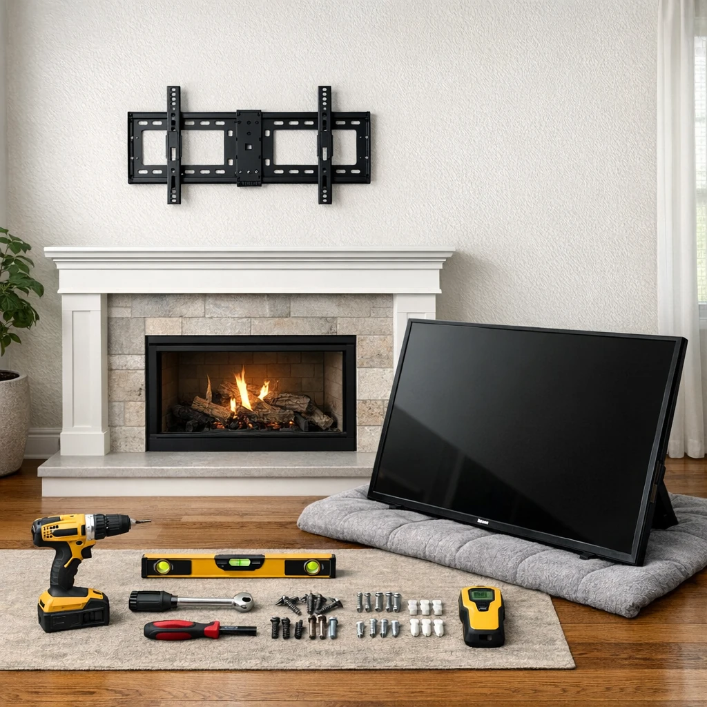 fireplace tv mounting (2)