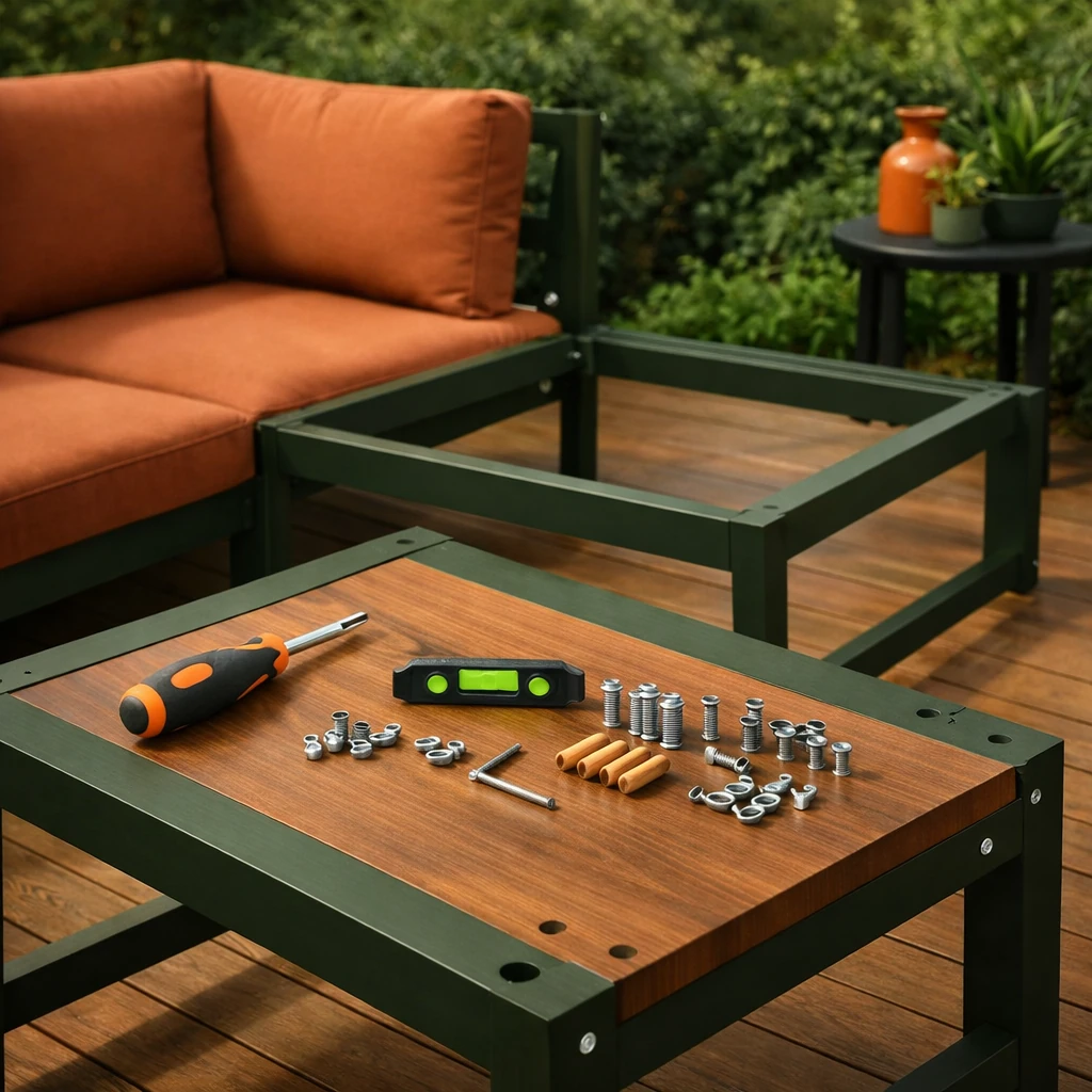 outdoor furniture assembly